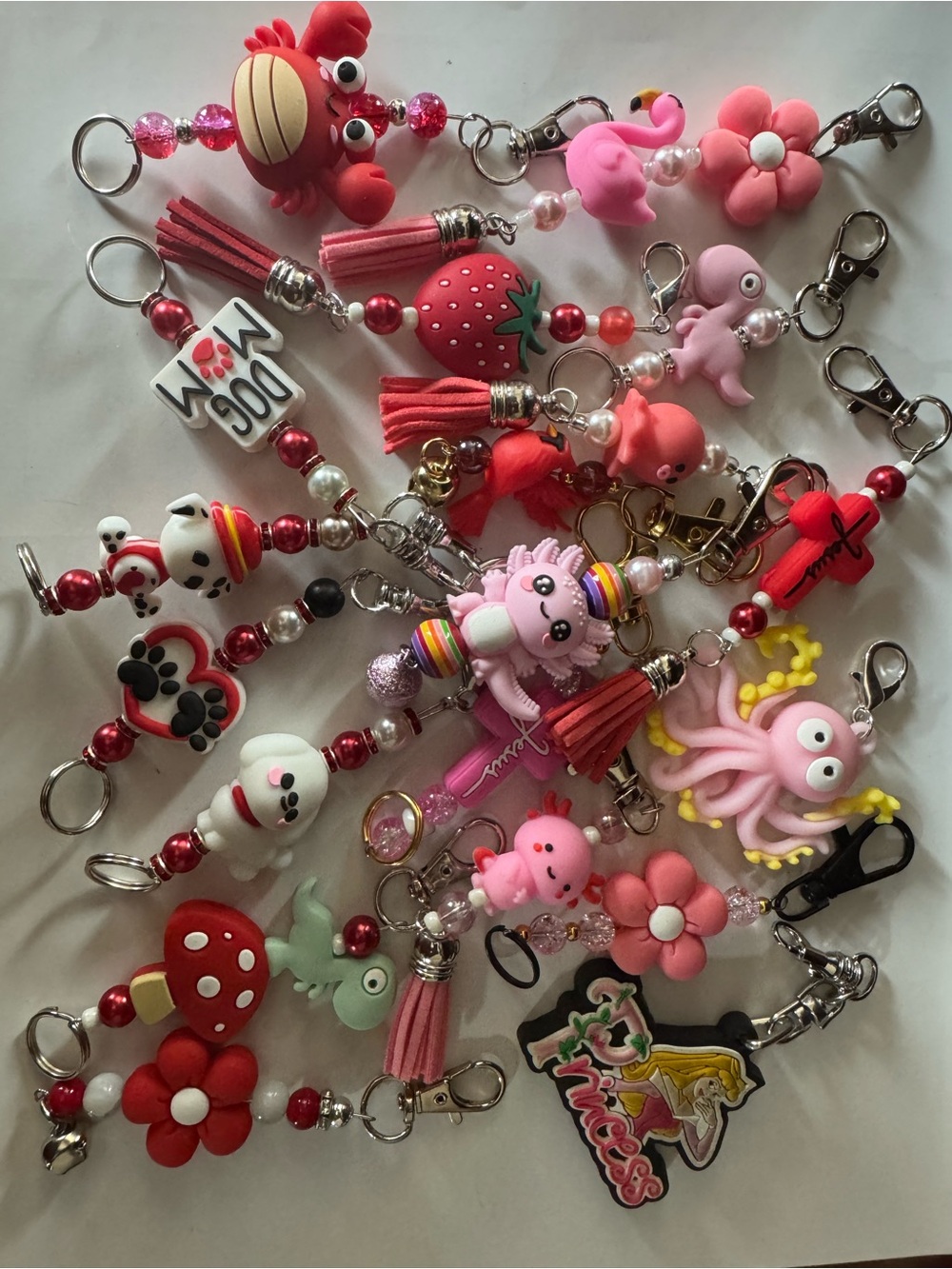 Cute Assorted Kids Character Keychains - Multi-Color - Picture 2 of 5